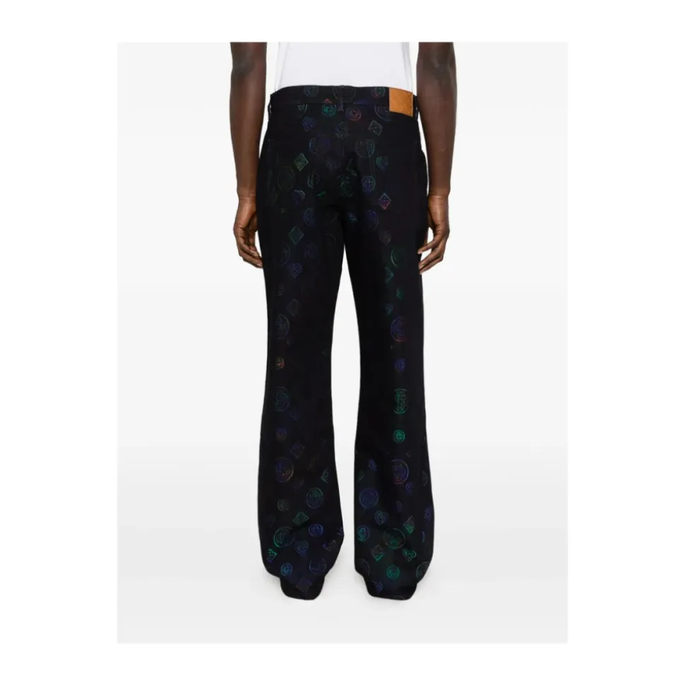 Heatmap Monogram Denim Jeans