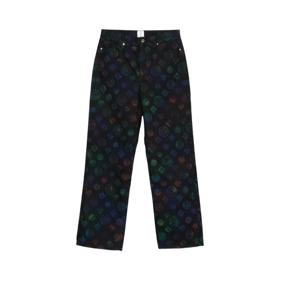 Heatmap Monogram Denim Jeans