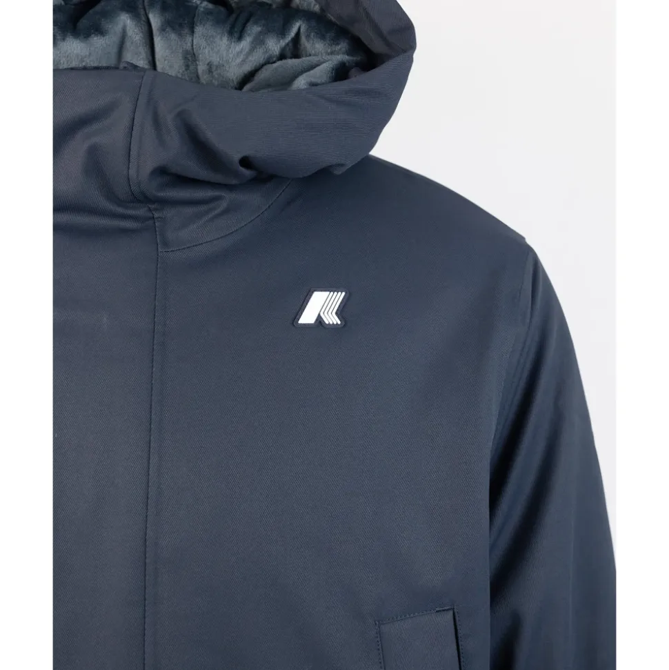 Imperméable bleu pour homme