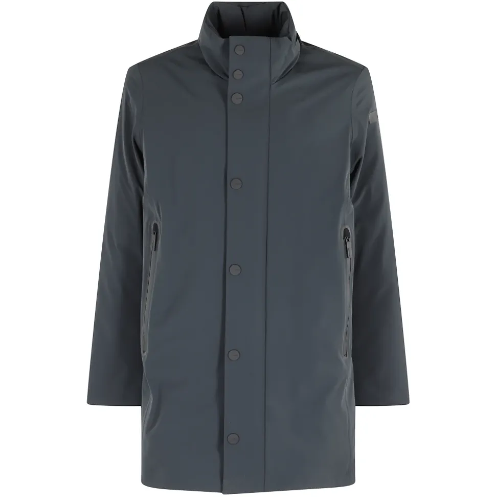 Imperméable flottant veste couleur plomb