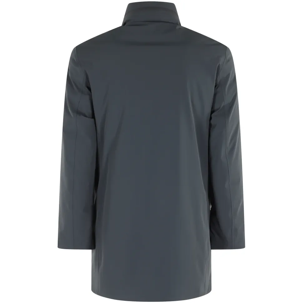 Imperméable flottant veste couleur plomb