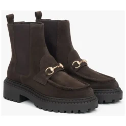 Italian Velour Chelsea Boots