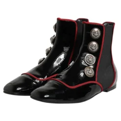 Jackie Buttoned Chelsea Boots