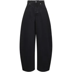 Jean Denim Noir Taille Haute