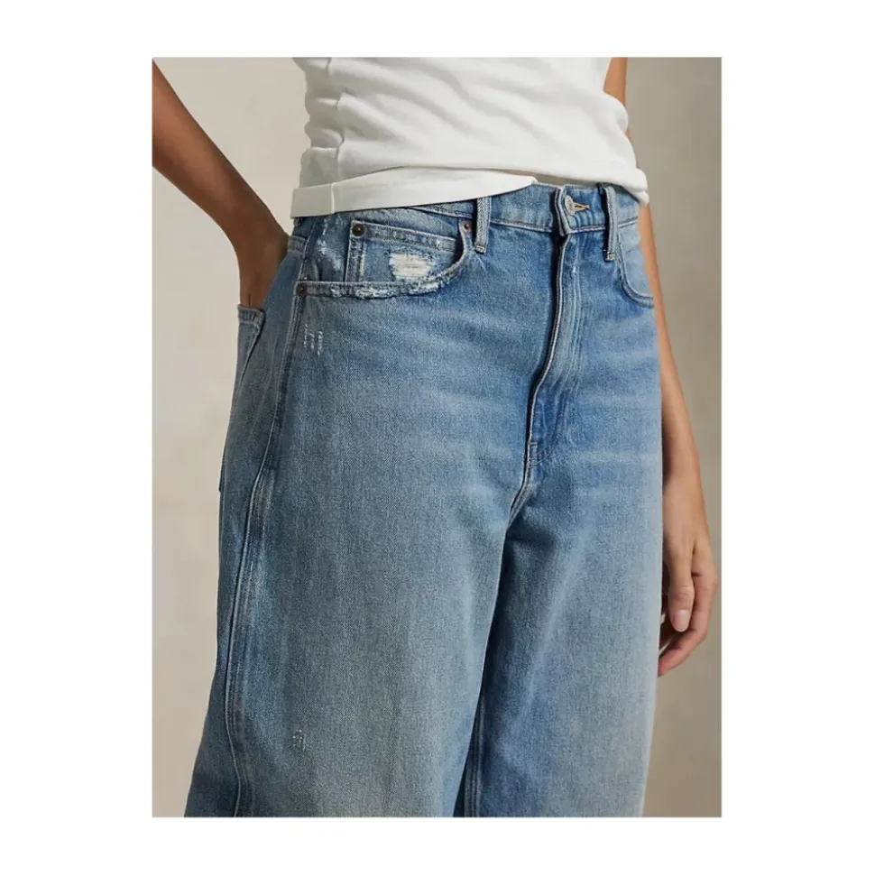 Jean Droit Taille Haute