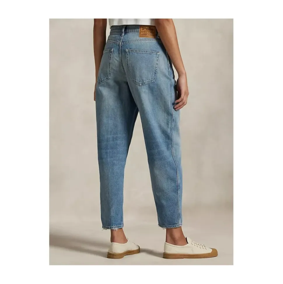 Jean Droit Taille Haute