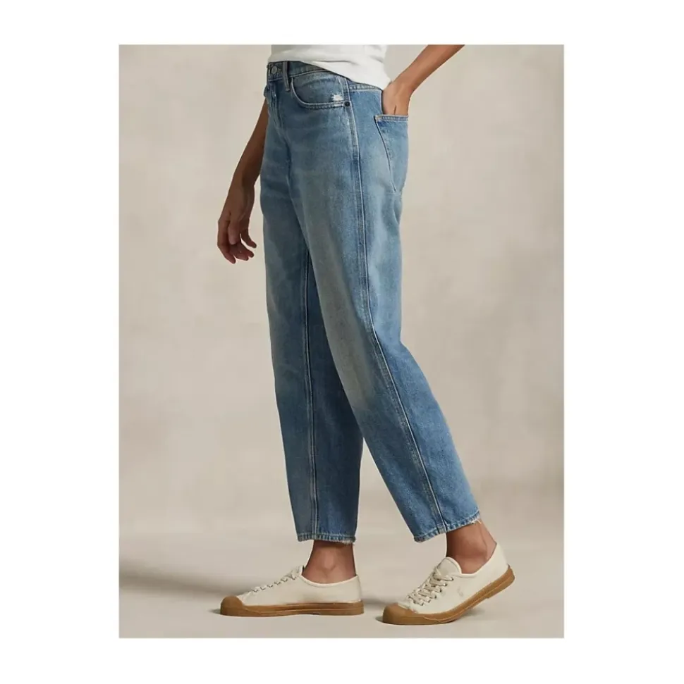 Jean Droit Taille Haute