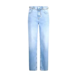 Jean droit taille haute