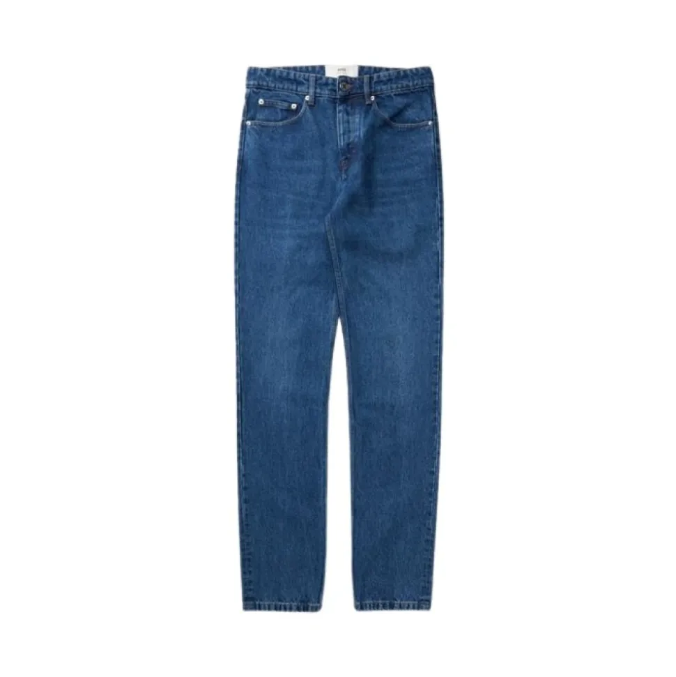 Jean en Coton Bleu avec Coupe Classique