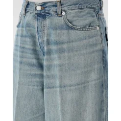 Jean Large Bleu Femme
