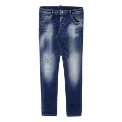 Jeans Éclaboussés et Déchirés Élégants