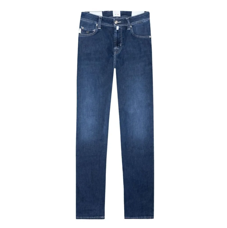 Jean Slim-Fit en Coton à Cinq Poches