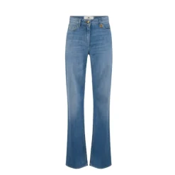 Jeans Palazzo avec Détail Logo