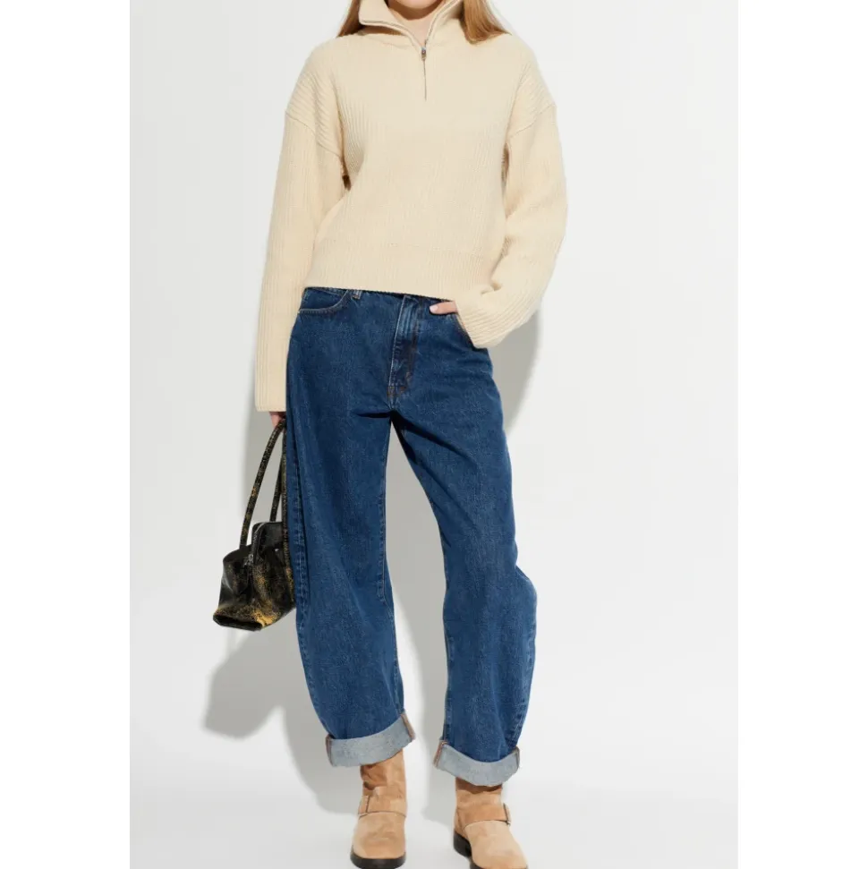 Jeans taille haute
