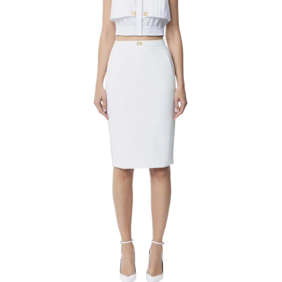 Jupe crayon midi noire