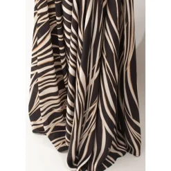 Jupe fendue sur le côté Animalier en MULTICOLOR