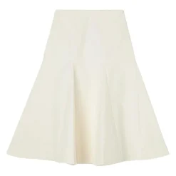 Jupe Midi Sculpturale en Coton