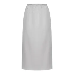 Jupe Midi à Taille Élastiquée