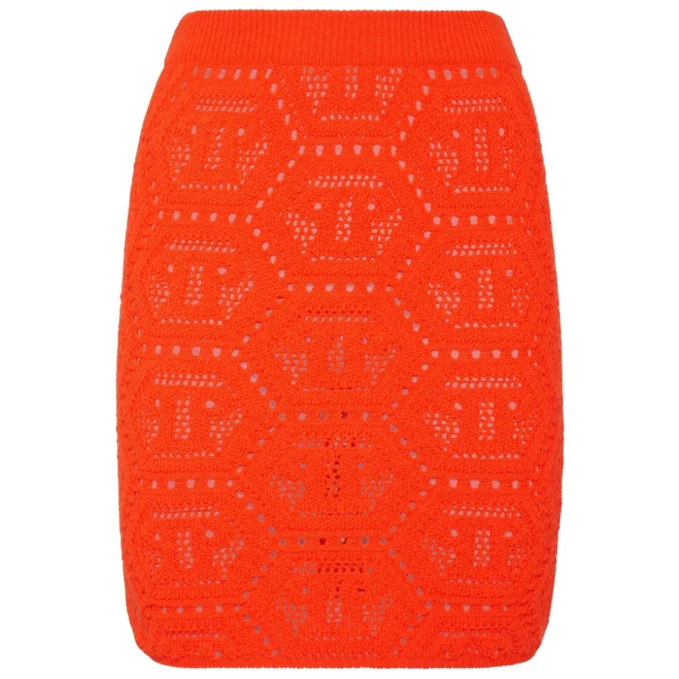 Knit Short Skirt MONOGRAM