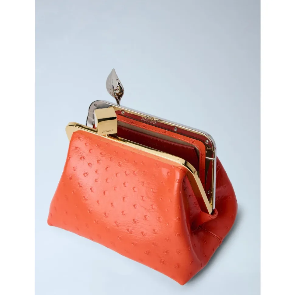 Le Berlingot Small Leather Clutch Bag