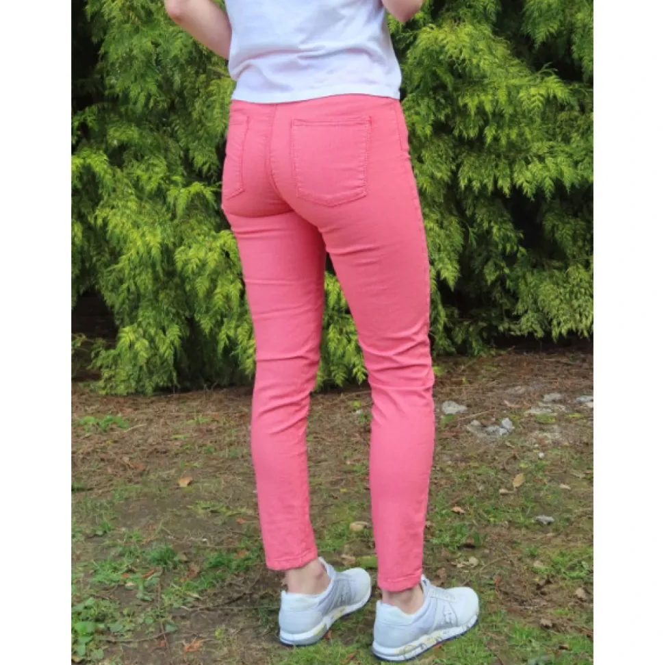Lenny Pantalon Slim Taille Haute
