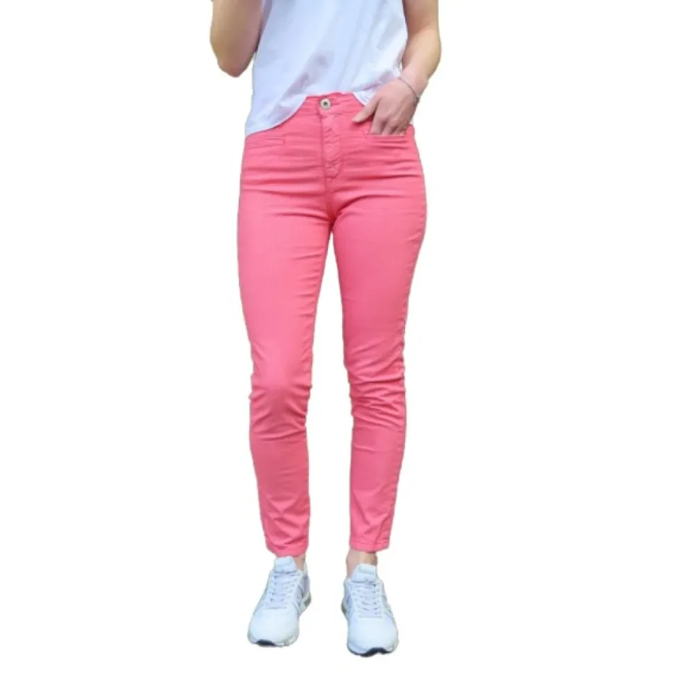 Lenny Pantalon Slim Taille Haute
