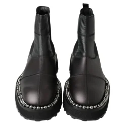 Élégantes Bottines Stretch Cheville Noires