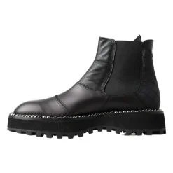 Élégantes Bottines Stretch Cheville Noires