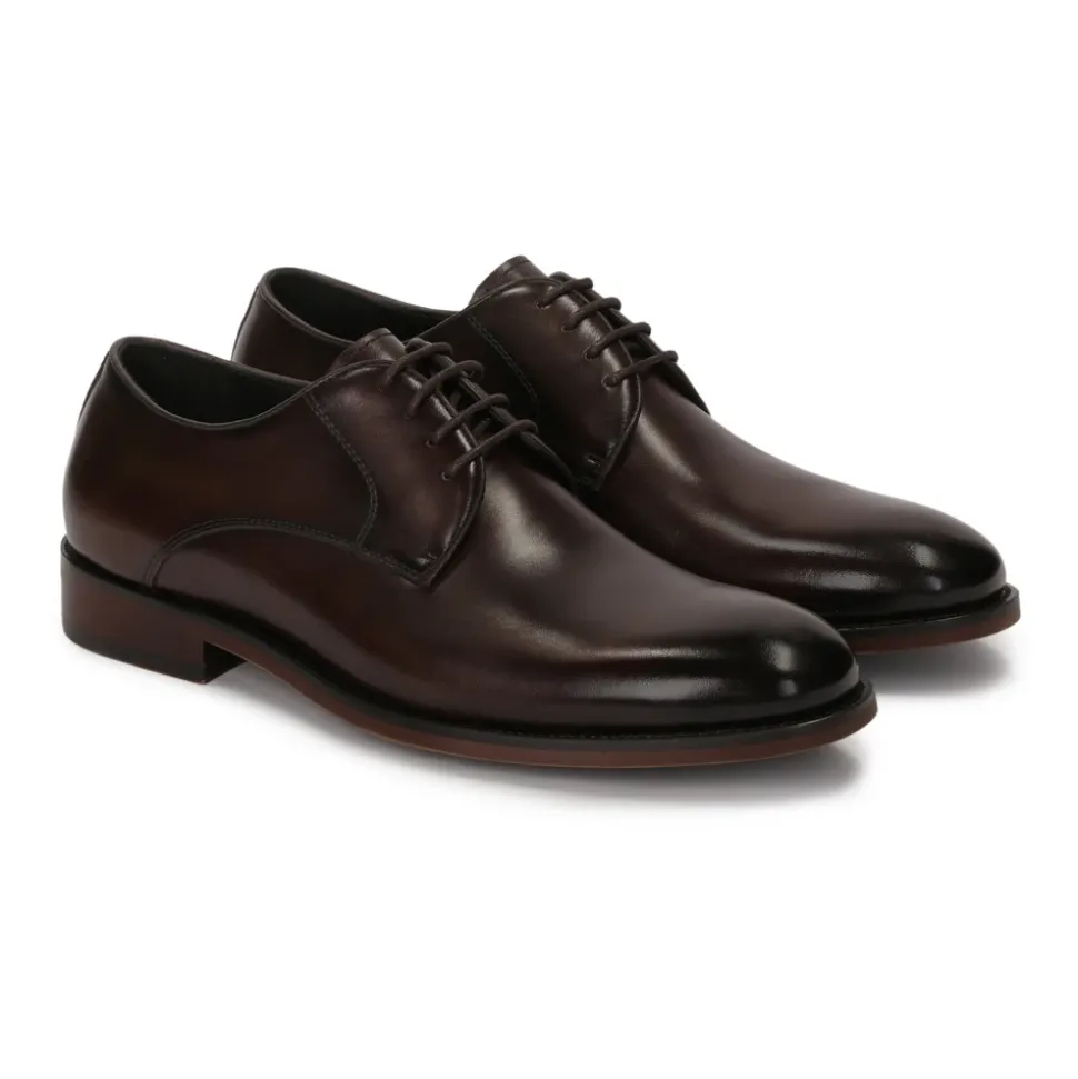 Élégantes demi-chaussures marron pour affaires