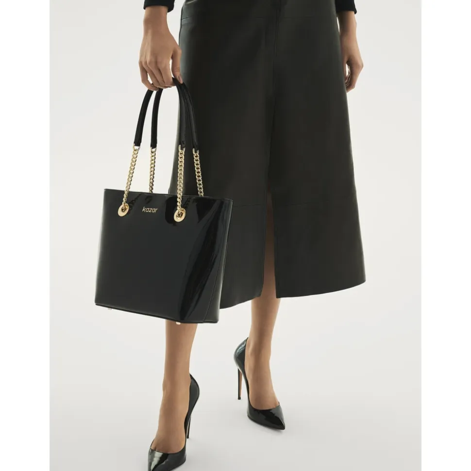 Élégantes Pumps Vernies Noires