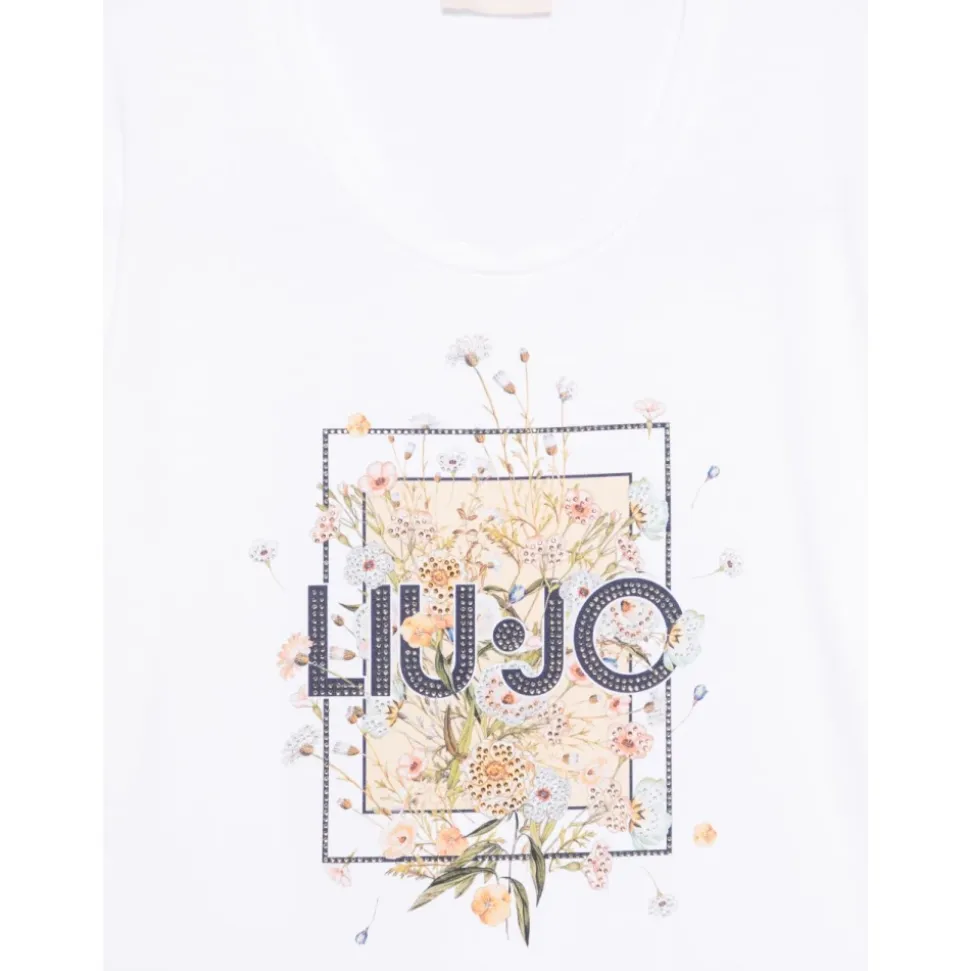 LIU JO WHITE T-shirts et Polos