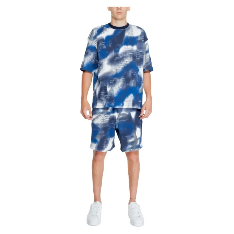 LogoPrint TShirt Shorts Set