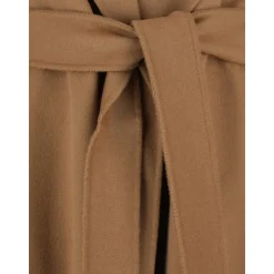 Long Manteau en Laine, Cachemire et Soie