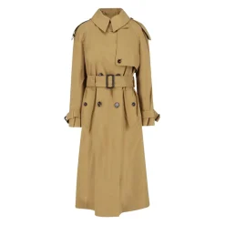 Long Trench-Coat Fitzrovia en Toile avec Doublure