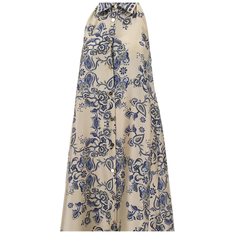 Longue Robe Imprimée Foulard
