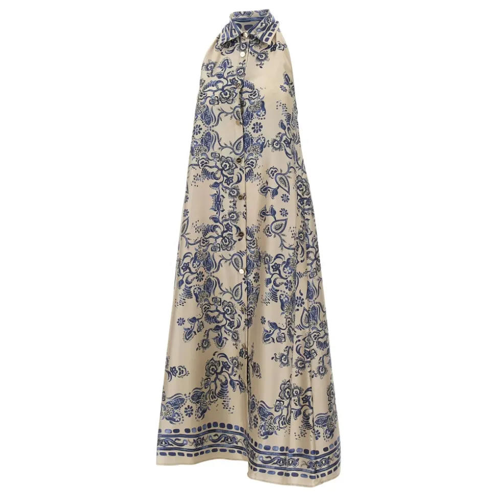 Longue Robe Imprimée Foulard