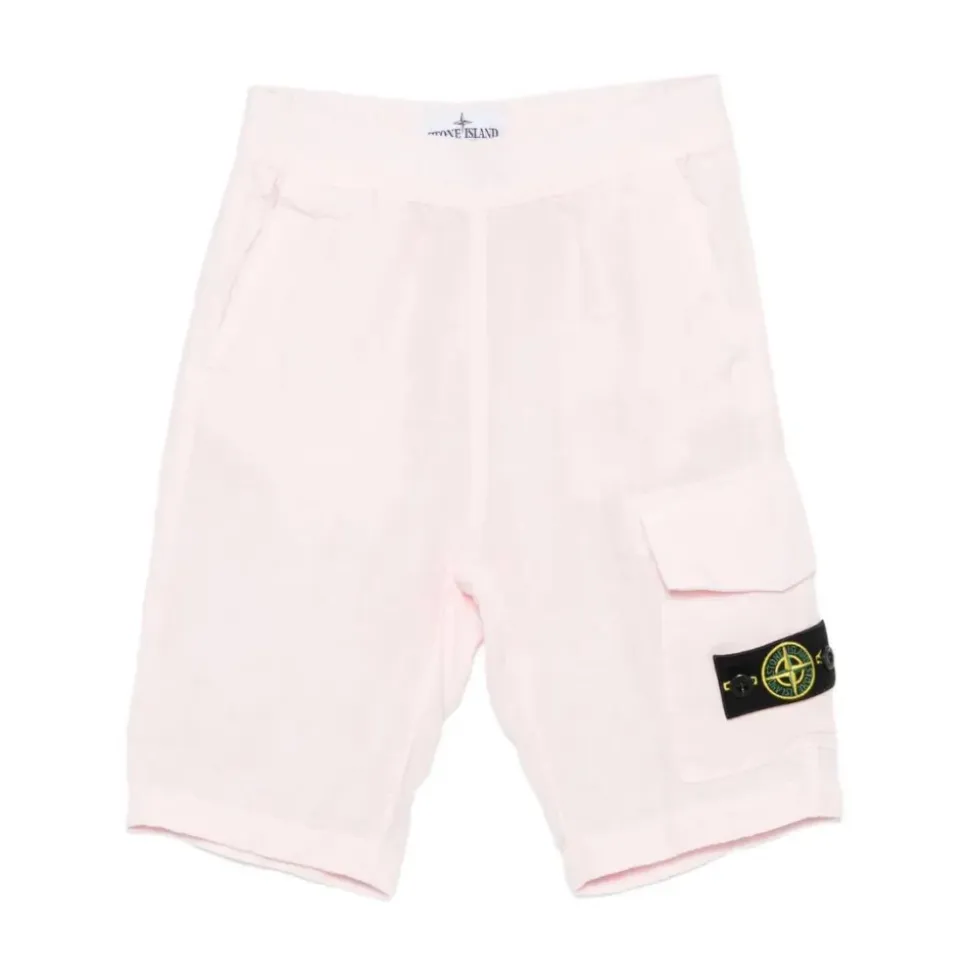Loose-wide-leg-fit cargo Bermuda shorts