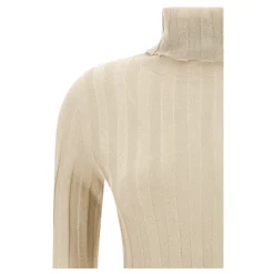 Lurex Turtleneck Sweater