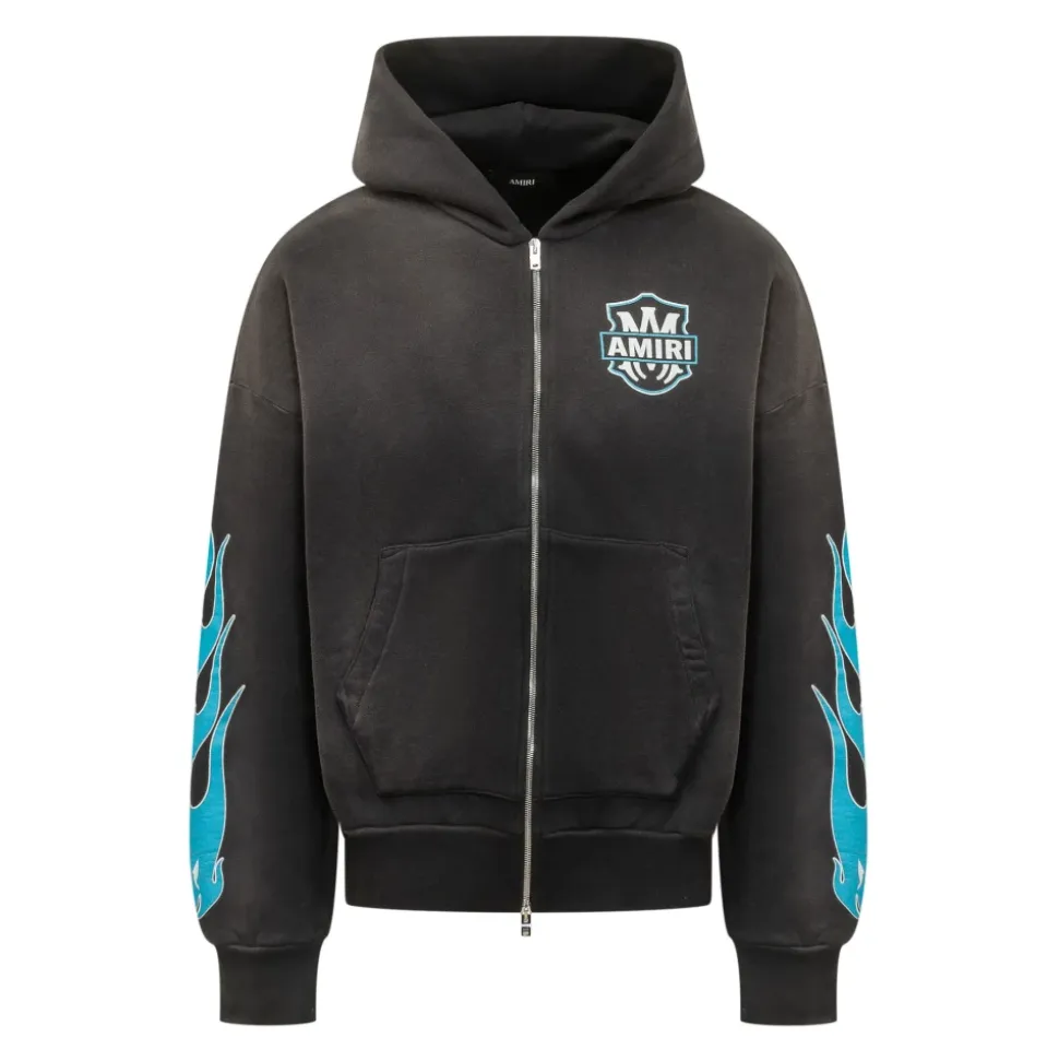 MA Flames Zip Hoodie