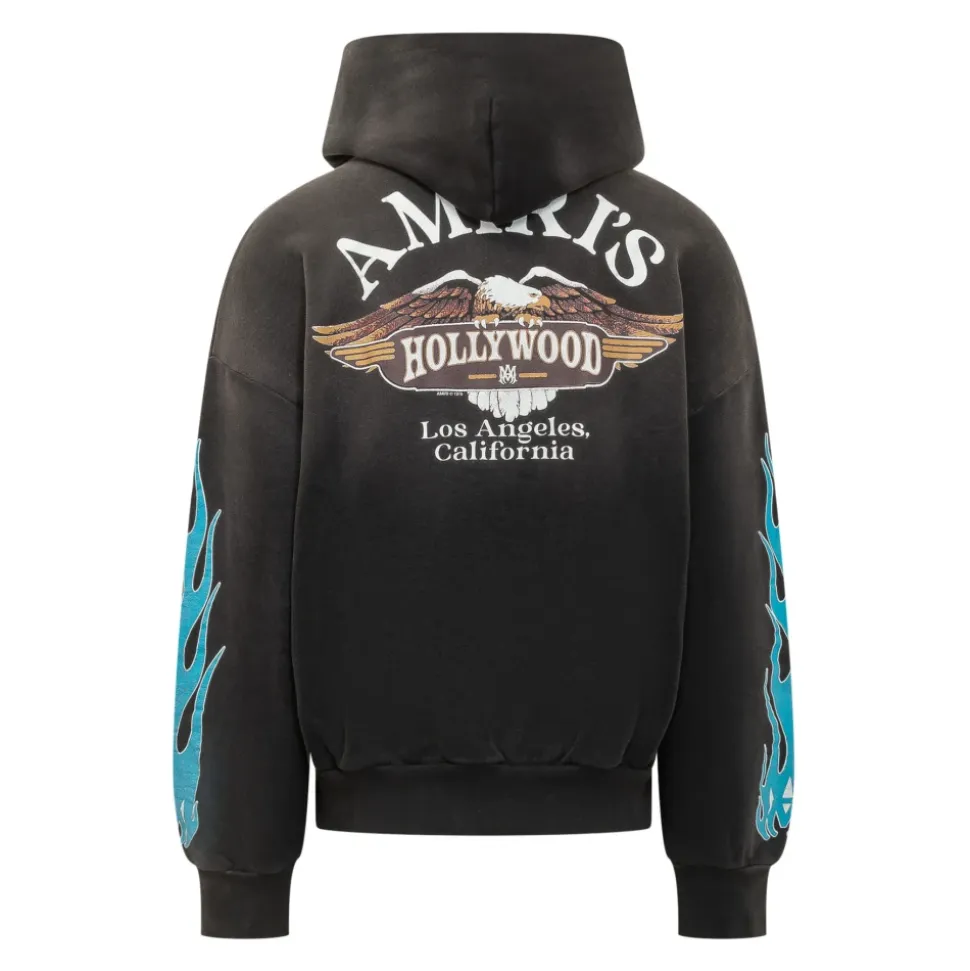 MA Flames Zip Hoodie