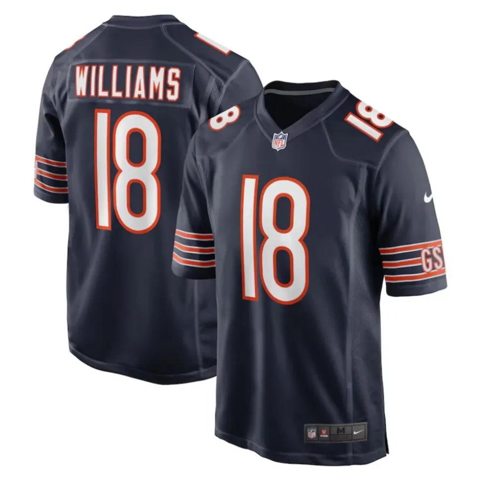 Maillot Marino Bears Caleb Williams NFL