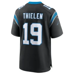 Maillot noir Carolina Panthers Adam Thielen