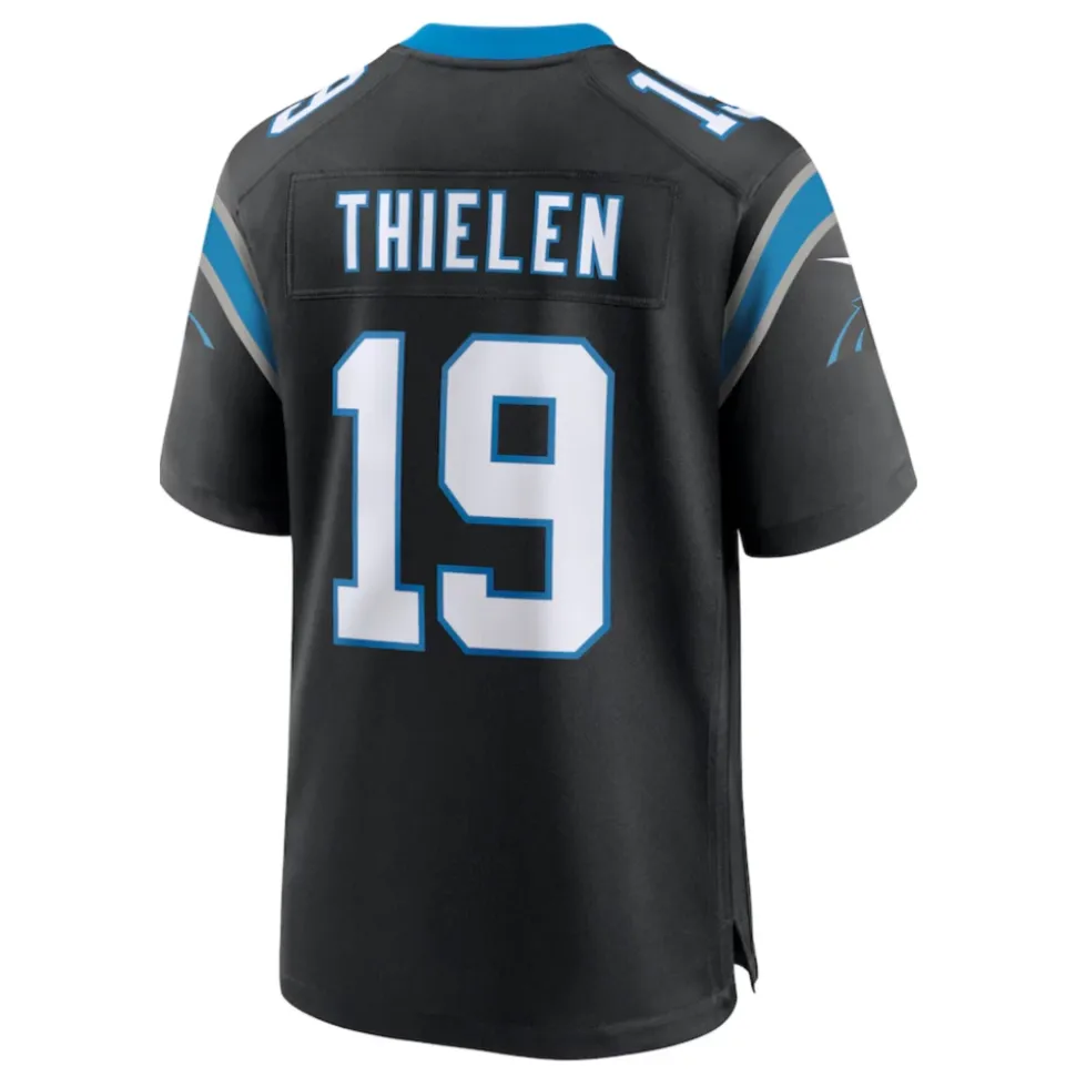 Maillot noir Carolina Panthers Adam Thielen