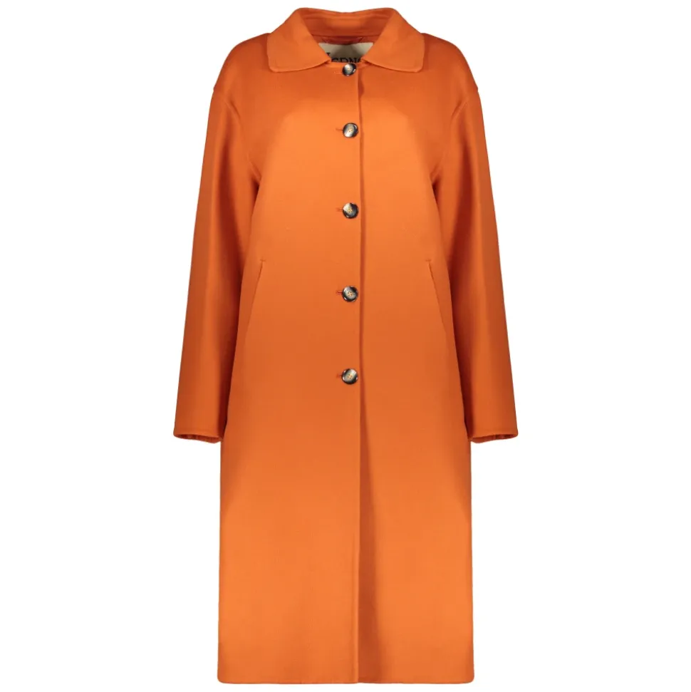 Manteau classique en laine avec deux poches