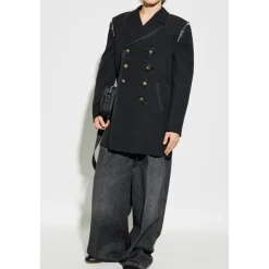 Manteau court croisé