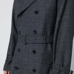 Manteau à Double Boutonnage