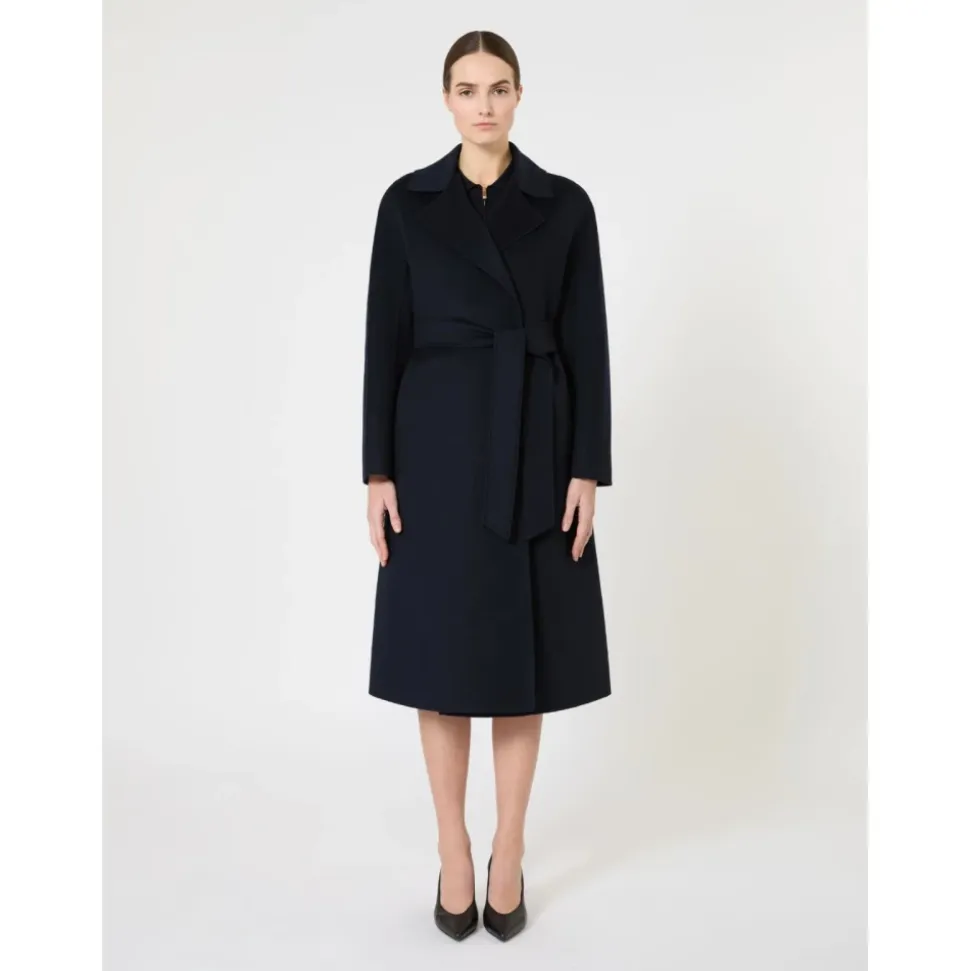 Manteau en laine, cachemire et soie