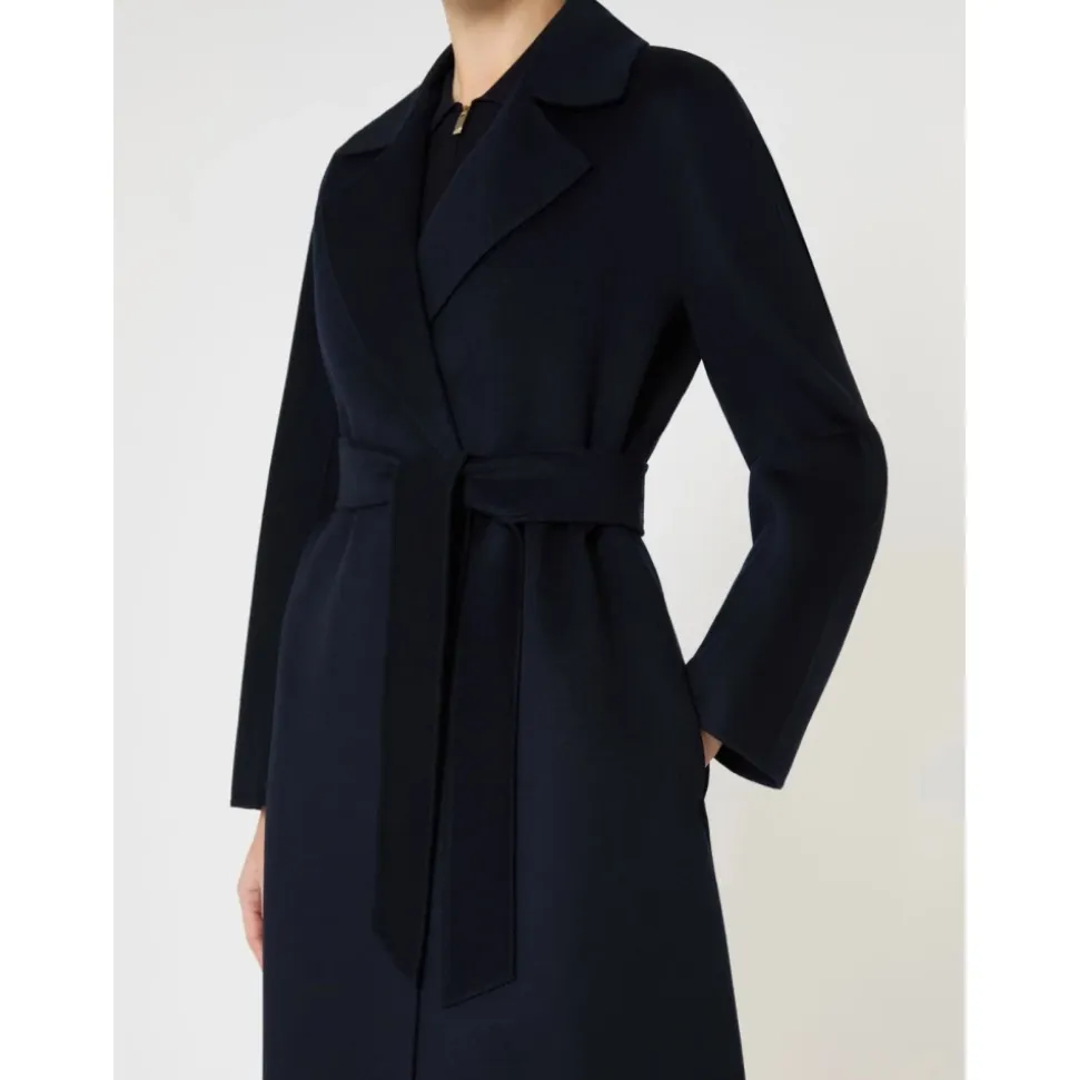 Manteau en laine, cachemire et soie