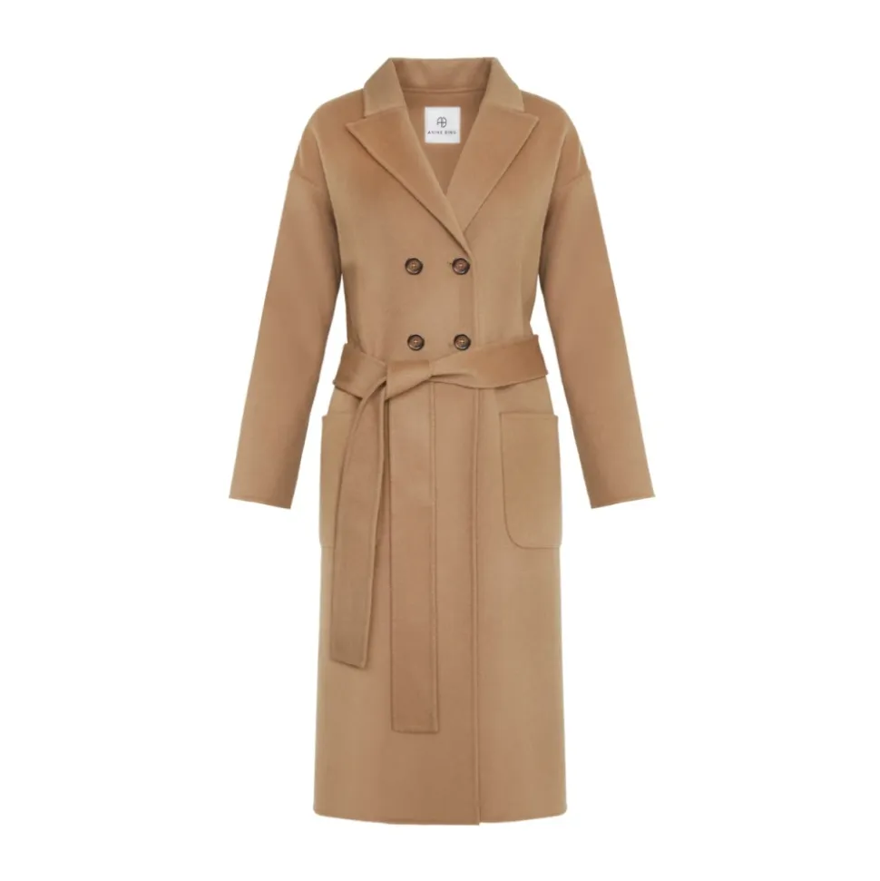 Manteau Mélange Cachemire Camel