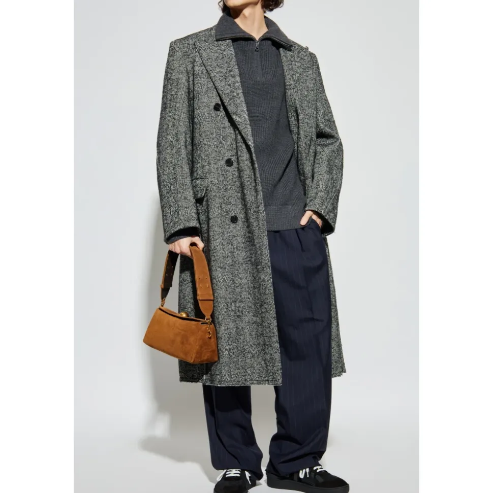 Manteau à motif chevrons